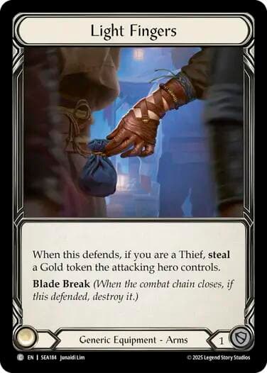 Light Fingers (Treasure) — High Seas card