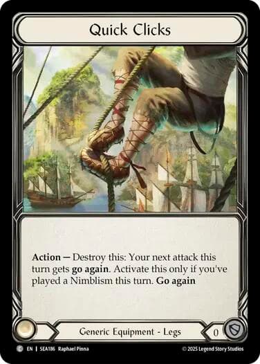 Quick Clicks (Treasure) — High Seas card