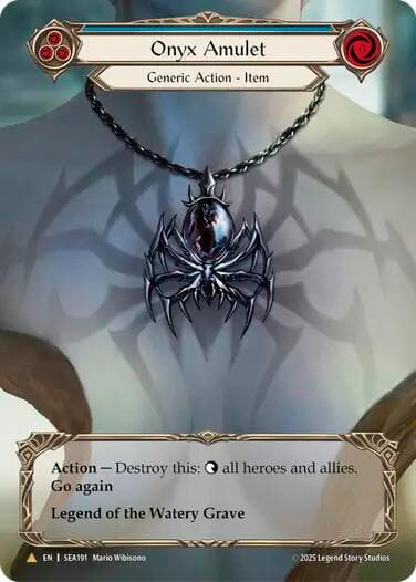 Onyx Amulet (Treasure) — High Seas card