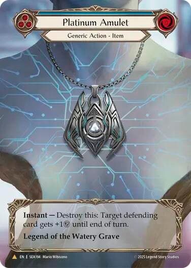 Platinum Amulet (Treasure) — High Seas card