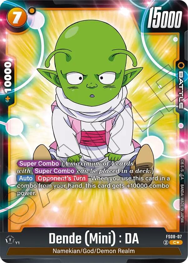 Dende (Mini) : DA (Bonus Pack Alternate Art) — Starter Deck 8: Vegeta (Mini) Super Saiyan 3 card