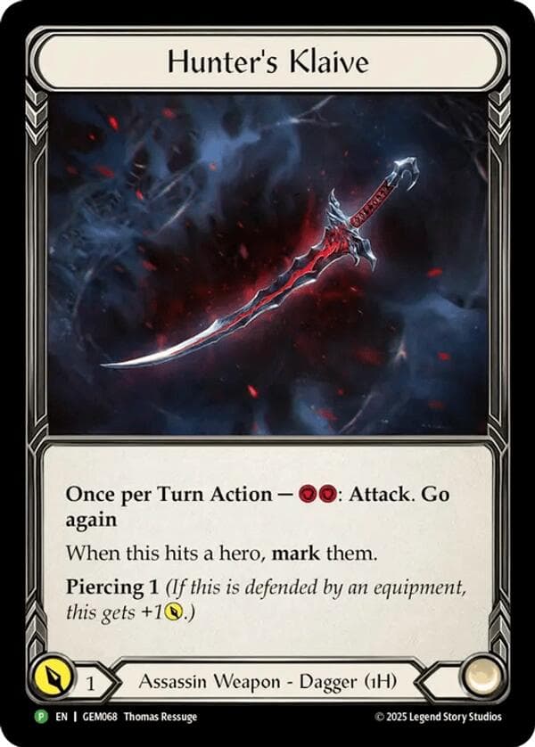 Hunter's Klaive — GEM Pack 2 card