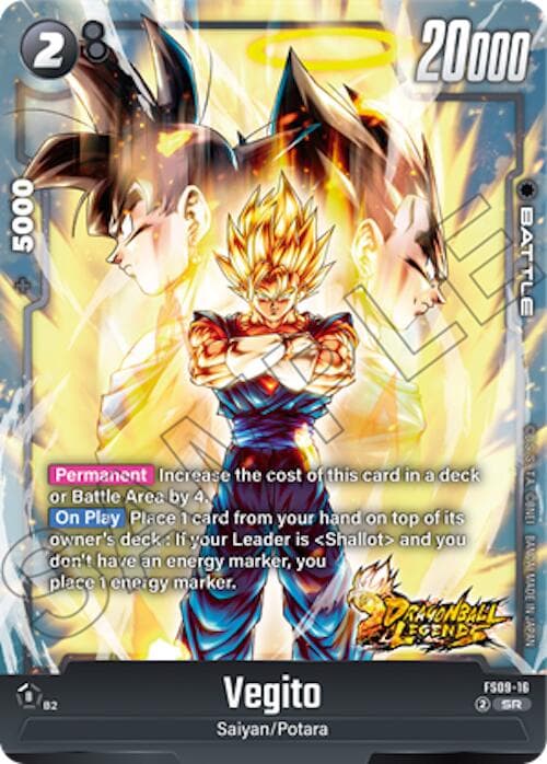 Vegito — Starter Deck 9: Shallot card