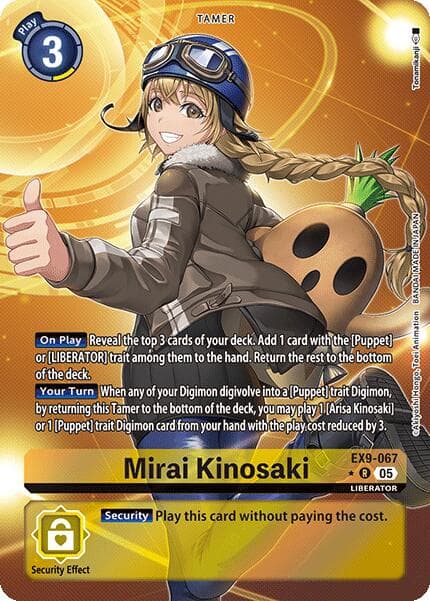 Mirai Kinosaki (Alternate Art) — Versus Monsters card