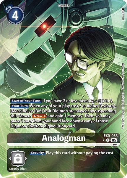 Analogman (Alternate Art) — Versus Monsters card