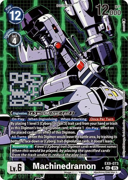 Machinedramon (Alternate Art) — Versus Monsters card