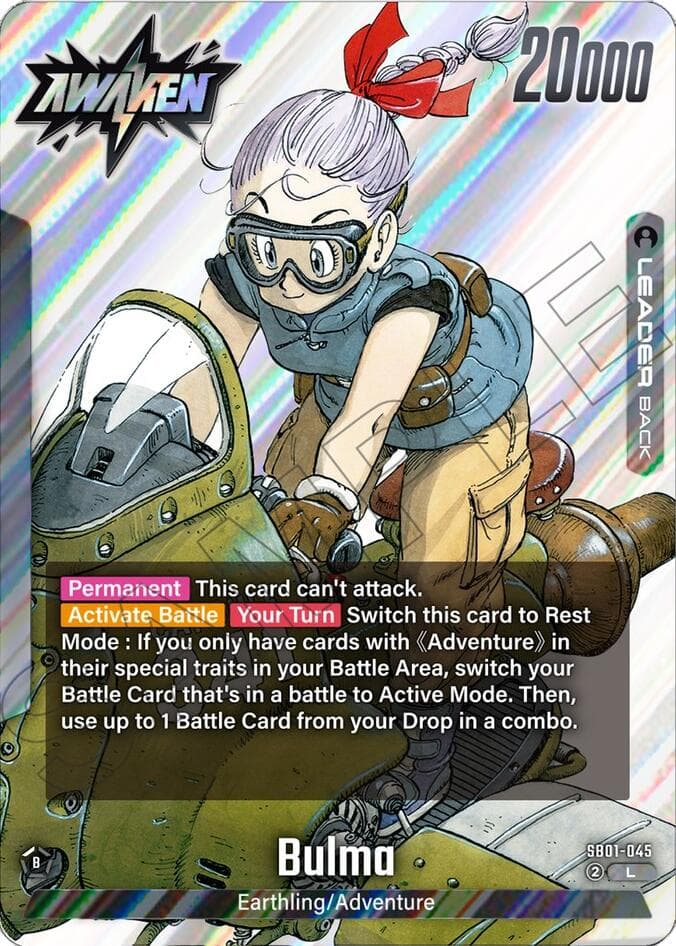 Bulma - SB01-045 — Manga Booster 01 card