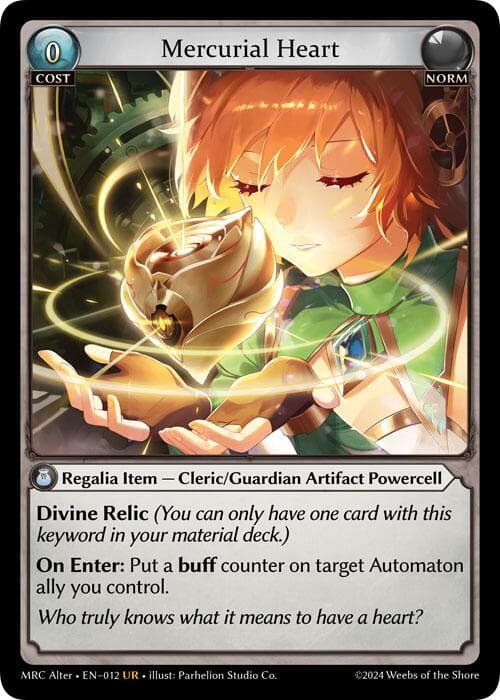 Mercurial Heart — Mercurial Heart Alter Edition card