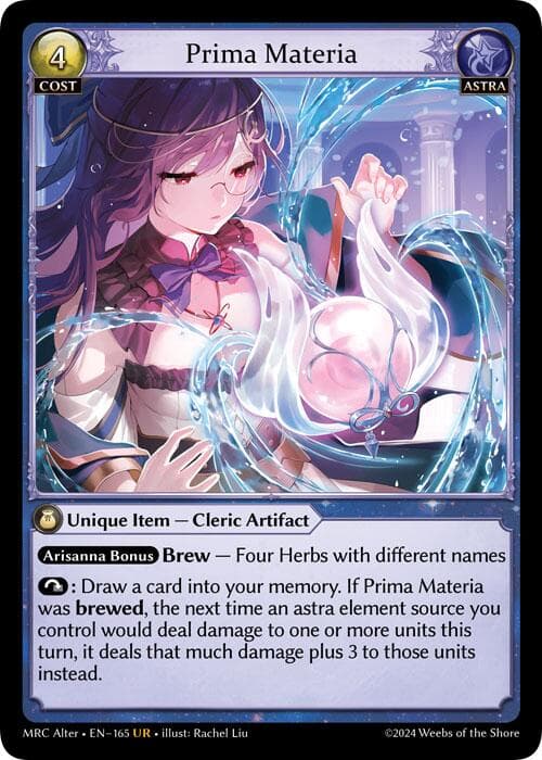 Prima Materia — Mercurial Heart Alter Edition card