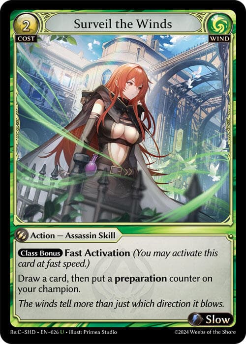 Surveil the Winds — Tristan, Shadowdancer Re:Collection Lite card
