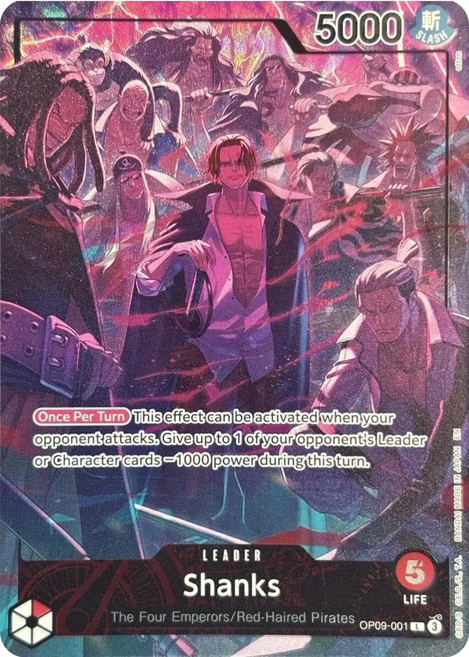 Shanks (English Version 2nd Anniversary Set) — One Piece Promotion Cards card