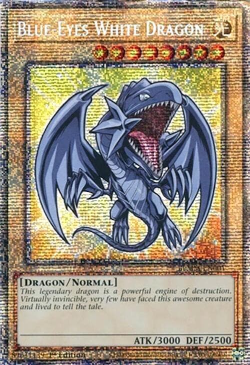 Blue-Eyes White Dragon (Starlight Rare) — Battles of Legend: Monster Mayhem card