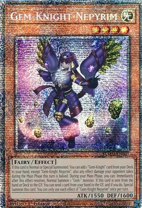 Gem-Knight Nepyrim (Starlight Rare) — Battles of Legend: Monster Mayhem card