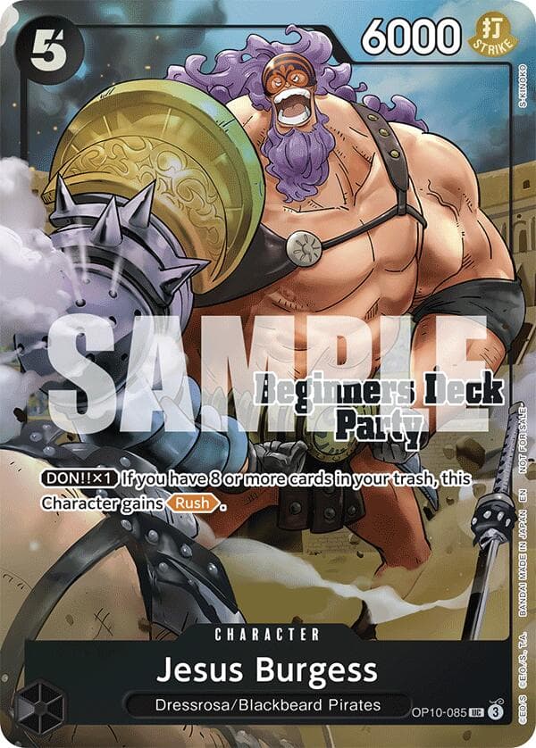 Jesus Burgess (Beginners Deck Party [ST-23] - [ST-28] Winner Pack) — One Piece Promotion Cards card