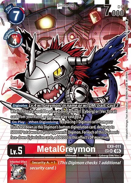 MetalGreymon (SP) — Versus Monsters card
