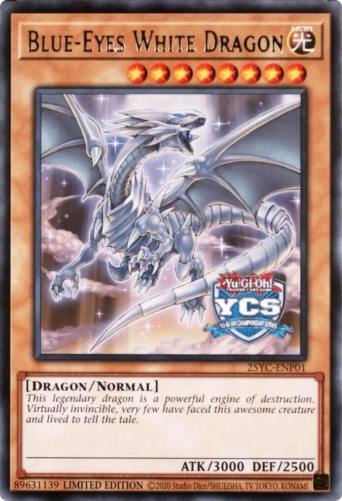 Blue-Eyes White Dragon — Yu-Gi-Oh! Championship Series 2025 Prize Cards card