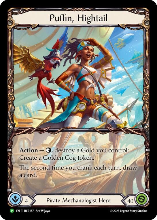 Puffin, Hightail - HER137 — Flesh and Blood: Promo Cards card