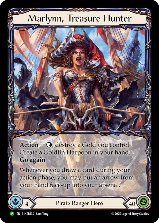 Marlynn, Treasure Hunter - HER139 — Flesh and Blood: Promo Cards card