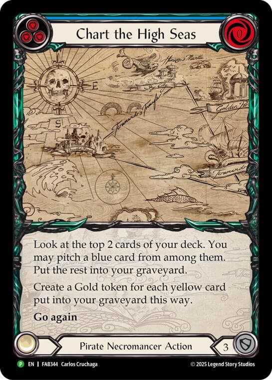 Chart the High Seas - FAB344 — Flesh and Blood: Promo Cards card