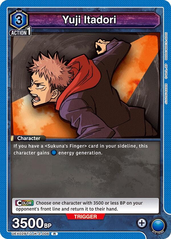 Yuji Itadori (006) — UEX02BT: Jujutsu Kaisen Vol.2 card