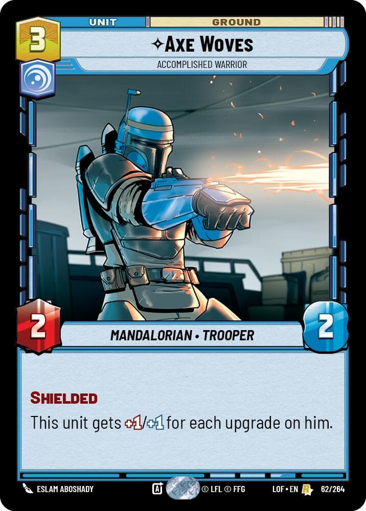 Axe Woves - Accomplished Warrior — Legends of the Force card