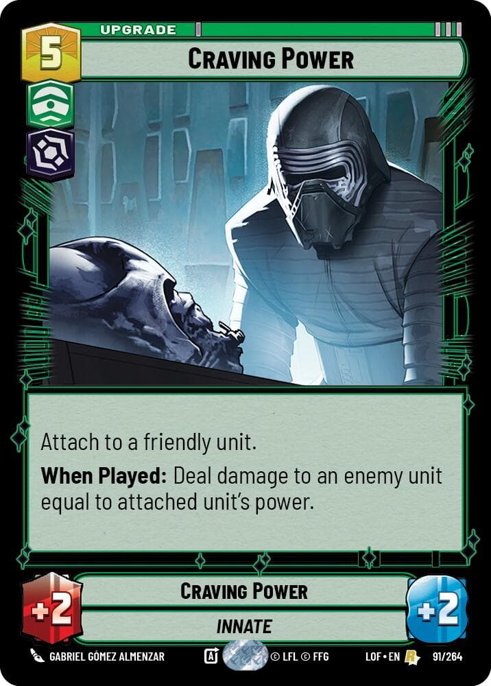 Craving Power — Legends of the Force card