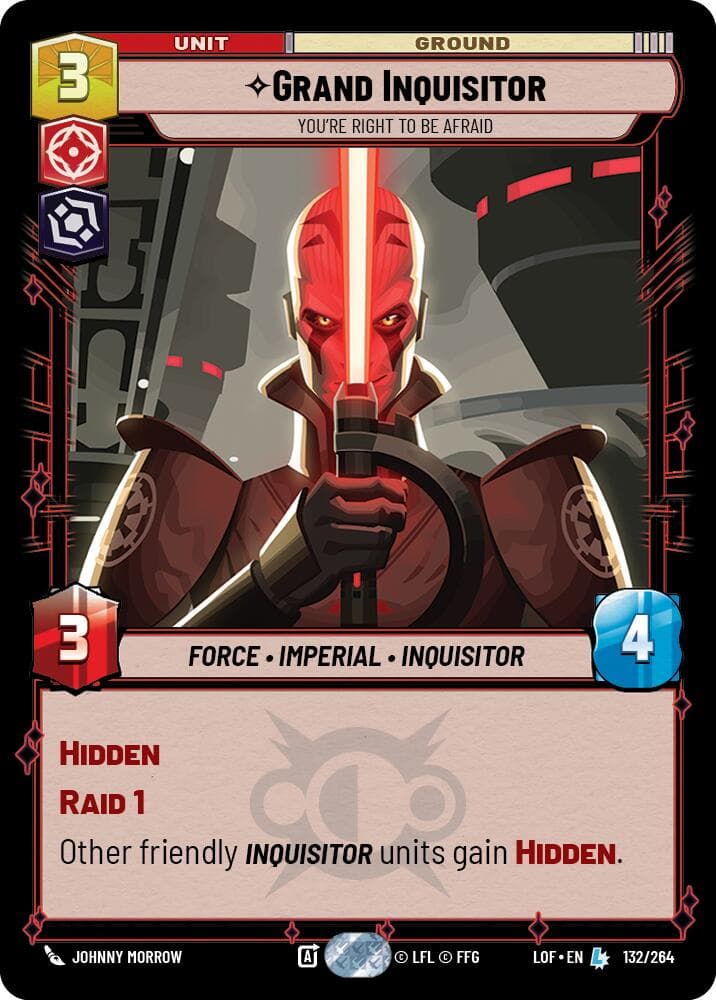 Grand Inquisitor - You're Right to Be Afraid — Legends of the Force card
