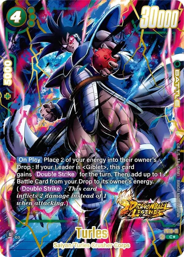 Turles (Bonus Pack Alternate Art) — Starter Deck 10: Giblet card