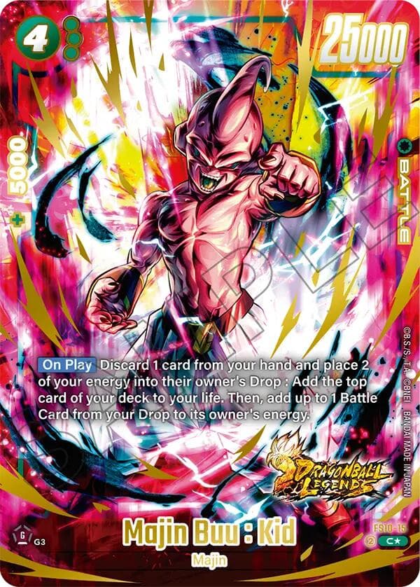 Majin Buu : Kid (Bonus Pack Alternate Art) — Starter Deck 10: Giblet card