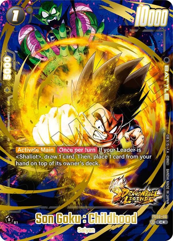 Son Goku : Childhood (Bonus Pack Alternate Art) — Starter Deck 9: Shallot card