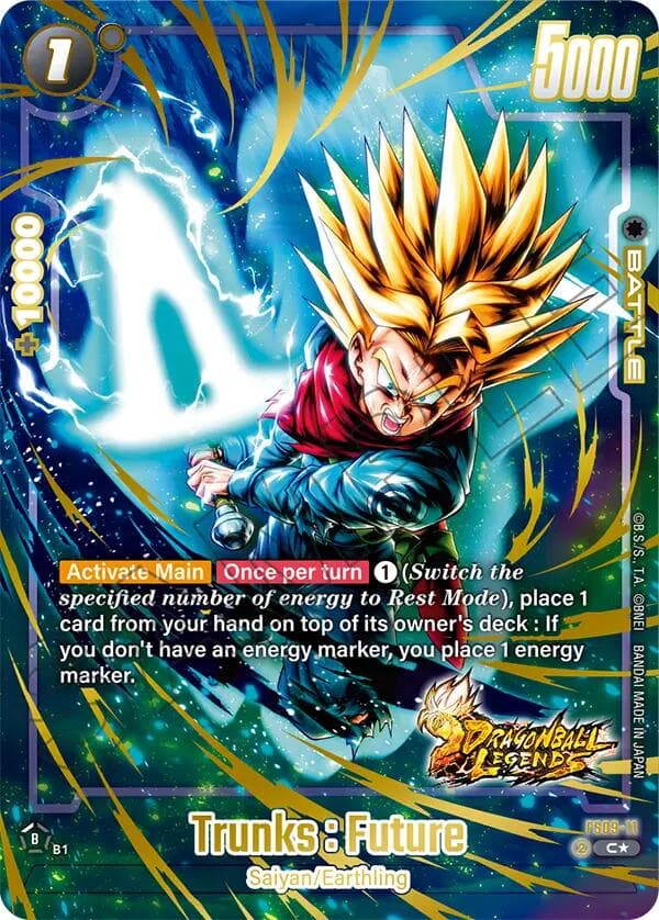 Trunks : Future (Bonus Pack Alternate Art) — Starter Deck 9: Shallot card