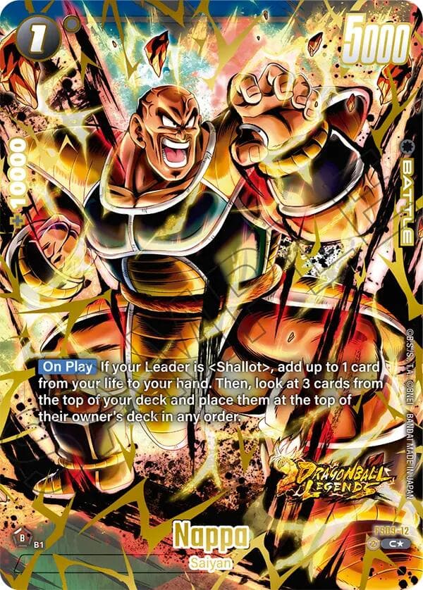 Nappa (Bonus Pack Alternate Art) — Starter Deck 9: Shallot card