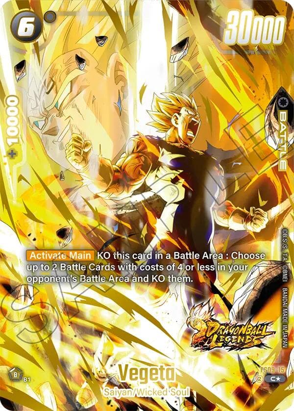 Vegeta (Bonus Pack Alternate Art) — Starter Deck 9: Shallot card
