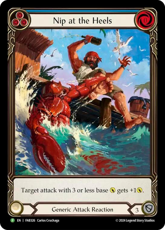 Nip at the Heels - FAB326 — Flesh and Blood: Promo Cards card