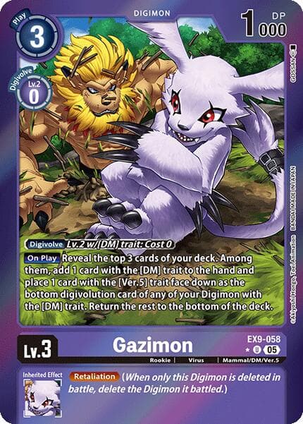 Gazimon (Limited Foil) — Versus Monsters card