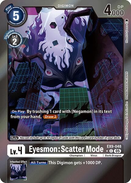 Eyesmon: Scatter Mode (Limited Foil) — Versus Monsters card