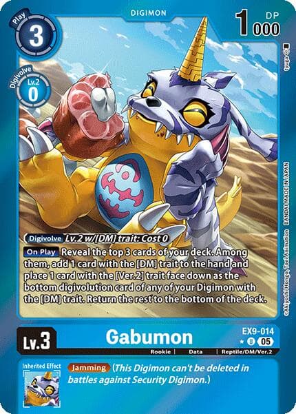 Gabumon (Limited Foil) — Versus Monsters card