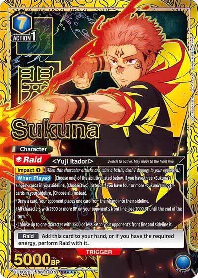 Sukuna (015) (SR***) — UEX02BT: Jujutsu Kaisen Vol.2 card