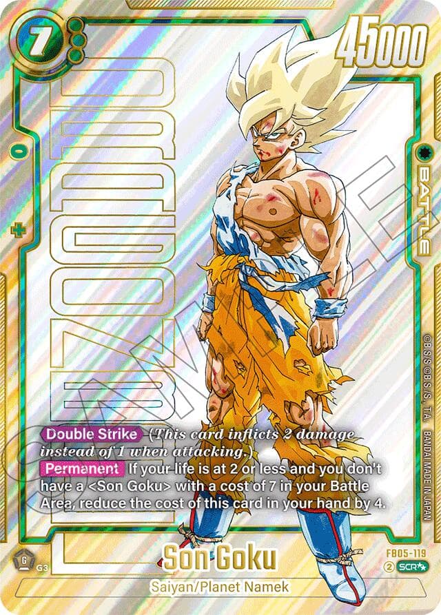 Son Goku - FB05-119 (Super Alternate Art) — Manga Booster 01 card