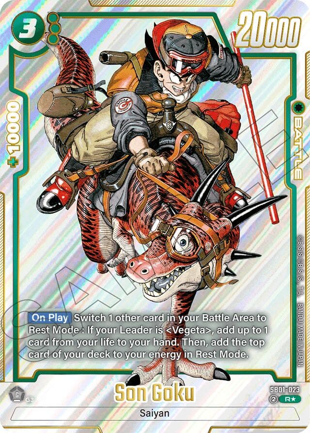 Son Goku - SB01-023 (Alternate Art) — Manga Booster 01 card