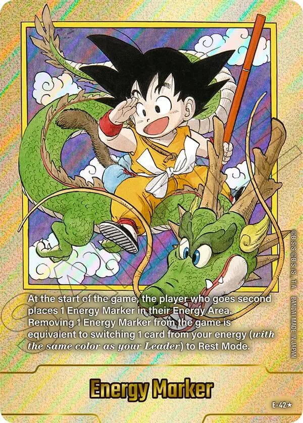 Energy Marker (E-42) (Gold) — Fusion World Energy Markers card