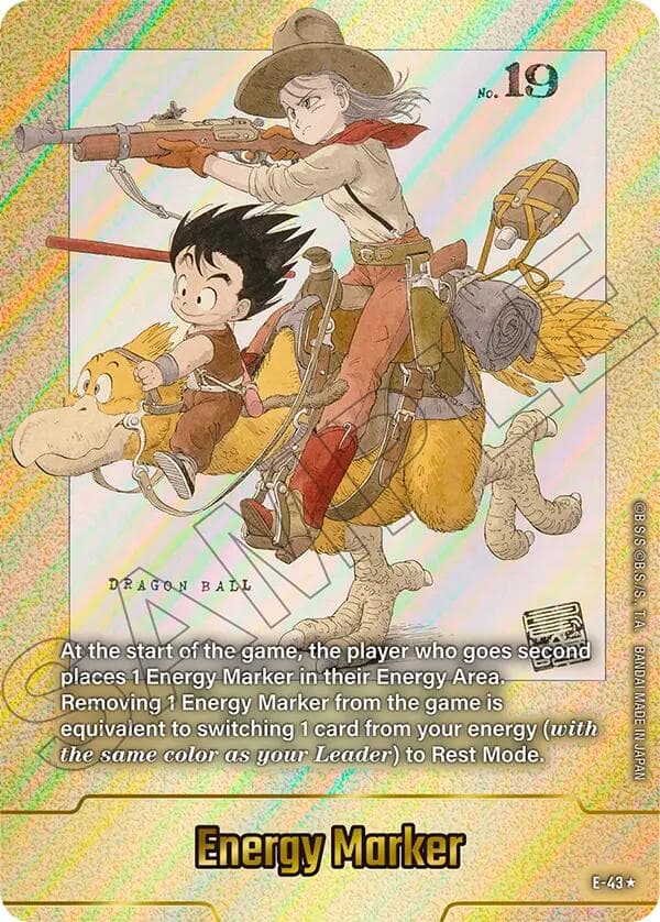 Energy Marker (E-43) (Gold) — Fusion World Energy Markers card