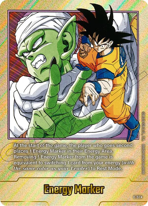 Energy Marker (E-51) (Gold) — Fusion World Energy Markers card