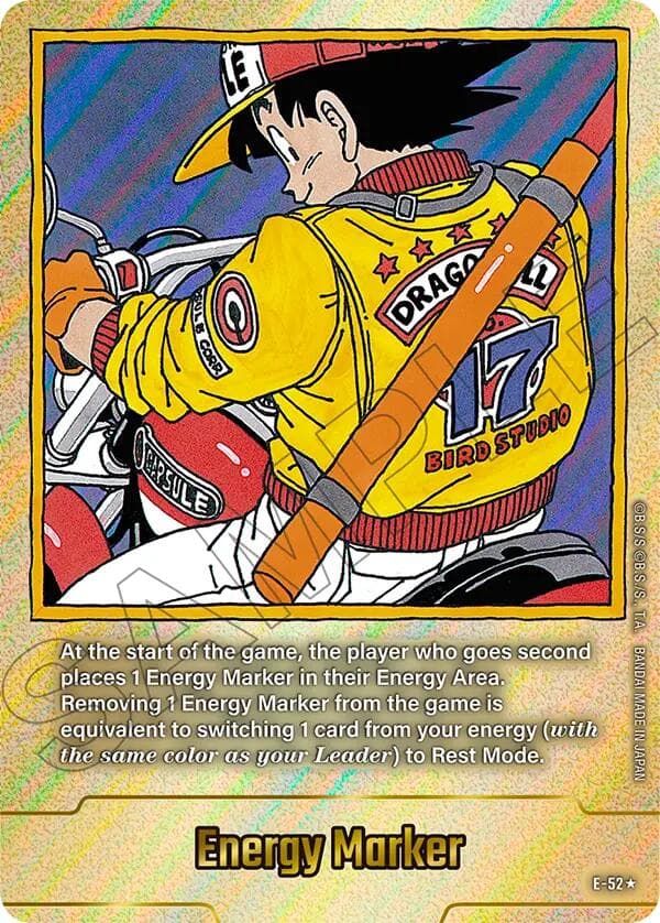 Energy Marker (E-52) (Gold) — Fusion World Energy Markers card