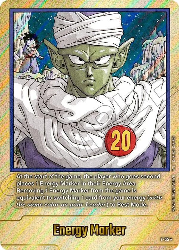 Energy Marker (E-55) (Gold) — Fusion World Energy Markers card