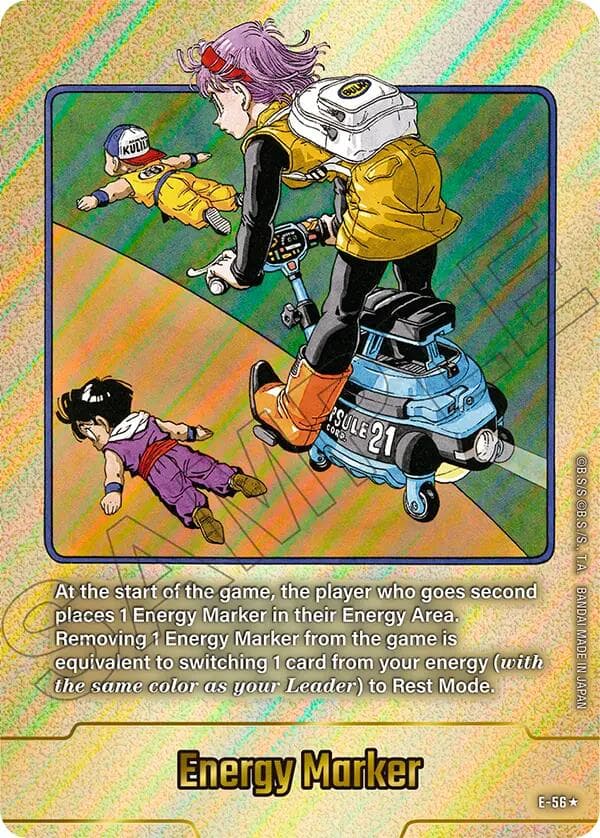 Energy Marker (E-56) (Gold) — Fusion World Energy Markers card