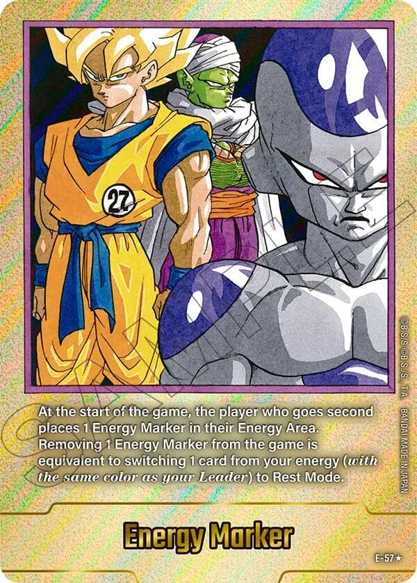 Energy Marker (E-57) (Gold) — Fusion World Energy Markers card