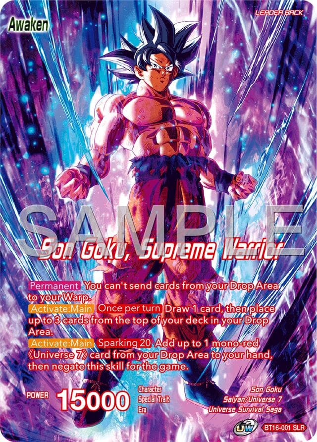 Son Goku // Son Goku, Supreme Warrior (Reprint) — Expansion Deck Box Set 25: Premium Anniversary Box 2025 card