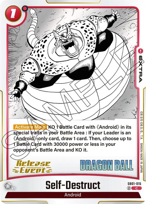 Self-Destruct — Manga Booster 01 Release Event Cards card