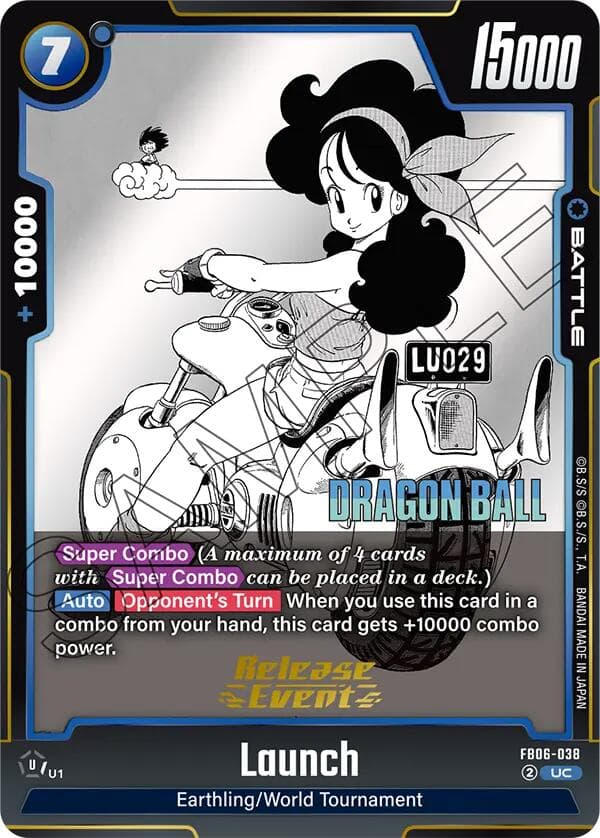 Launch — Manga Booster 01 Release Event Cards card